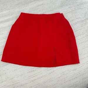HYFVE Vibrant Red Mini Skirt